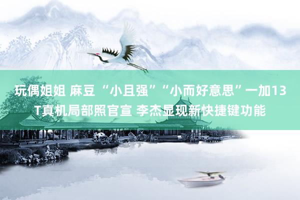 玩偶姐姐 麻豆 “小且强”“小而好意思”一加13T真机局部照官宣 李杰显现新快捷键功能